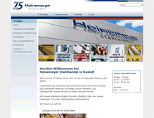 Tablet Screenshot of heinemeyer.com